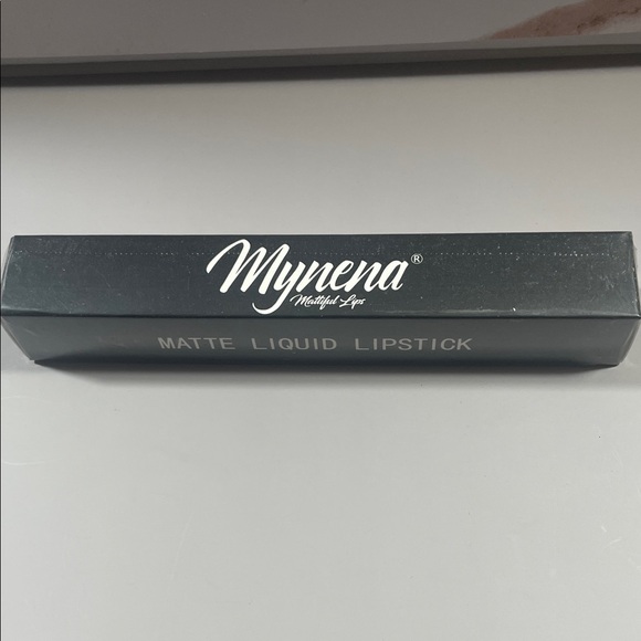 Myne Matte Liquid Lipstick - Bold Black - Picture 1 of 8